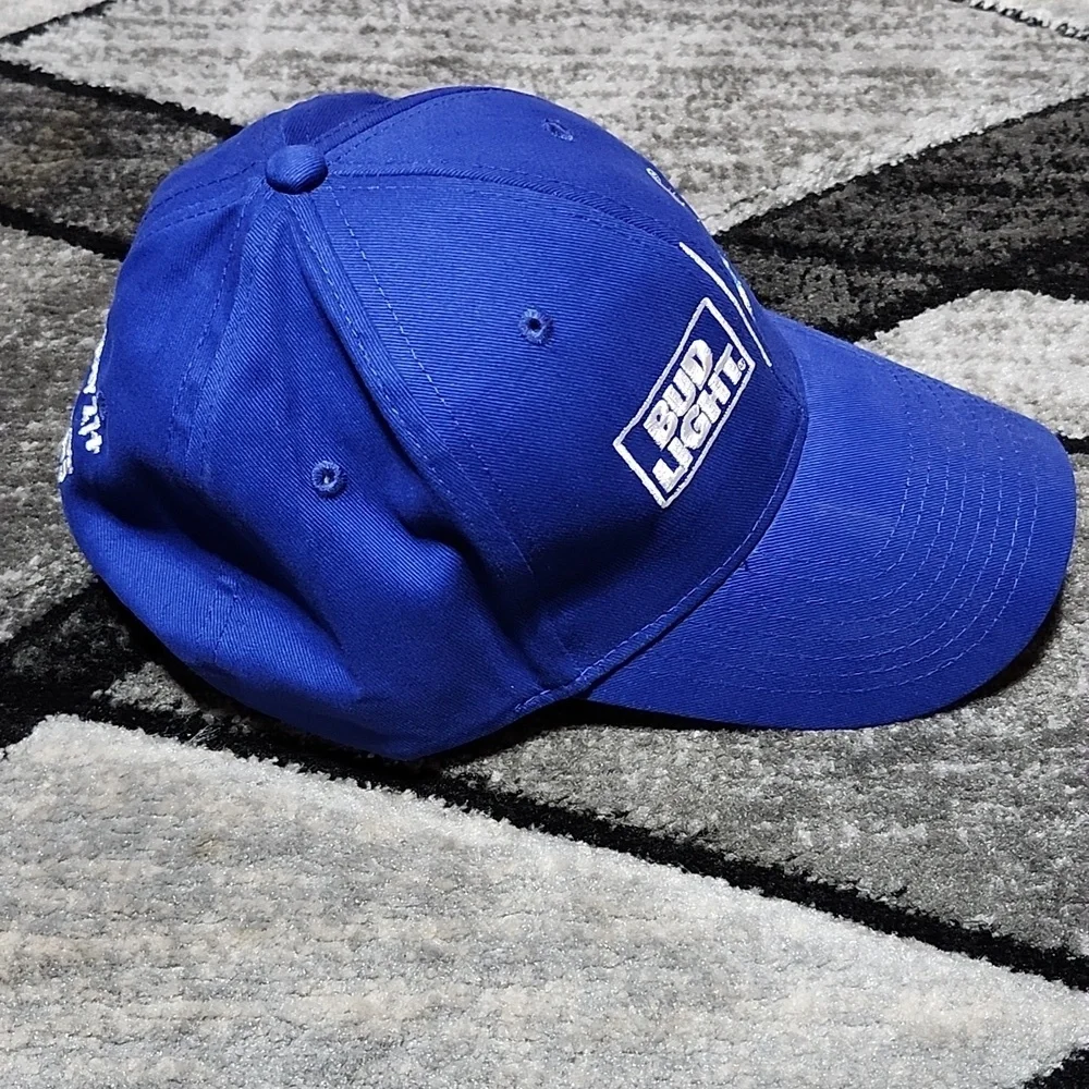 BUD LIGHT & KANSAS JAYHAWKS EMBROIDERED PARTNER OF KANSAS ATHLETICS CAP HAT